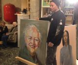 20200202 Besøg hos vinderen af 'Danmarks bedste portrætmaler', Benjami